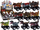 Set lodrash Dino Car, 5 copë, mekanizëm me fërkim, shumëngjyrësh