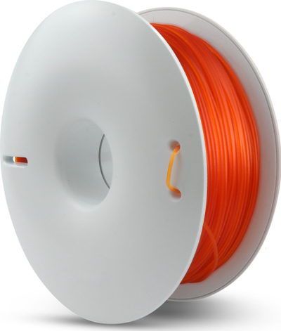 Filament 3D Fiberlogy Easy PET G, 1.75mm, 1kg, portokalli transparent