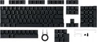 Set kapakësh tastiere ASUS ROG RX PBT, për ROG RX Switches, gjysmë transparent, i zi