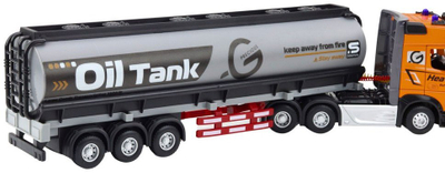 Kamion lodër me telekomandë Jamara RC Fuel Tanker, 1:24, drita dhe tinguj, portokalli e zezë