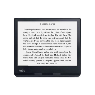 Електронски читач Rakuten Kobo Sage, 8\", 32GB, Wi‑Fi, црн