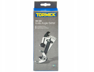 Matës këndi për thika Tormek KS-123, për makinat Tormek, plastikë, gri