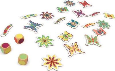 Loja edukative Fat Brain Toys Compact Color Matching Game Catch a Butterfly, përputhje ngjyrash, për kalamaj të vegjël, shumëngjyrëshe
