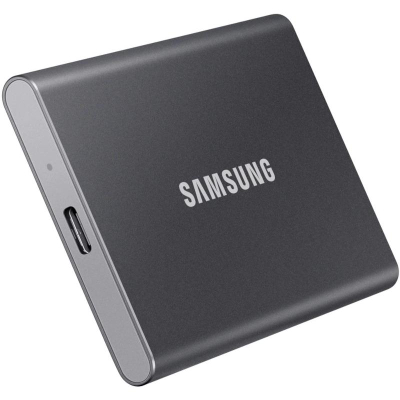 SSD portabël Samsung T7, 500GB, USB 3.2, gri