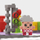 Set ndërtimi Marioinex Mini Waffle City Street, 280 elemente, me figura, shumëngjyrësh