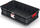 Kuti modulare transporti MODULAR SOLUTION 520x327x125, plastike, e zezë