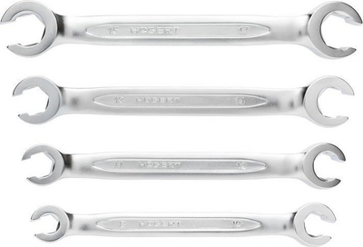 Set çelësa gjysmë unazorë Högert Technik HT1W730, 4 copë, 8-17 mm, ngjyrë argjendi
