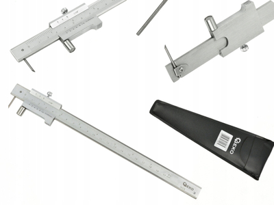 Shubler gjurmues Tracers 200mm, saktësi 0.05mm, çelik inoks