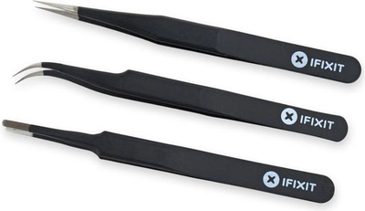 Комплет пинцети од 3 дела iFixit, црн