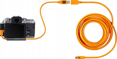 Adapter USB Tether Tools, USB 3.0 n'USBC, 50cm, portokalli