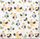 Jastëk ngritës për karrige kalamajsh CHILD CHAIR SEAT BIRDS, 8 cm, pambuk, shumëngjyrësh