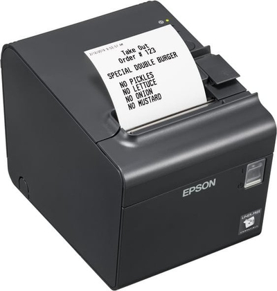 Printer etiketash Epson TM-L90LF, 170 mm/s, termik, gri