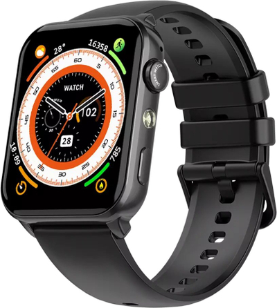 Ora e mençur Blackview R30 Max, 1.91", thirrje Bluetooth, e zezë