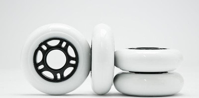 Set rrotash për patina inline, 76mm, 4 copë, të bardha