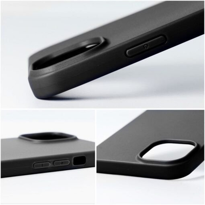 Mbulesë telefoni Skin Case X për Xiaomi Redmi 15 4G, e butë, e zezë