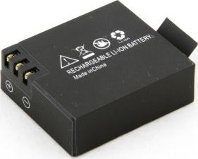 Set baterish me karikues XREC për SJCAM SJ4000 / SJ5000, 900mAh, me dy slote, ngjyrë e zezë