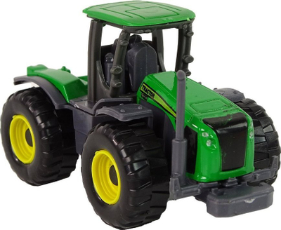 Lodër traktor bujqësor Green Tractor, plastikë, me rrota lëvizëse, jeshil