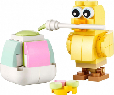 Lodër LEGO Creator Easter Egg Chick Painting Fun 30690, 65 copa, 6+ vjeç, me shumë ngjyra