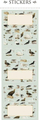 Sticker dekorativ Skona Ting ST161-6 Birds, set 2 fletë, motive zogjsh, shumëngjyrëshe