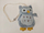 Çantë pellushi për kalamaj Adar Plush Handbag Owl, me formë bufthi, shumë e butë
