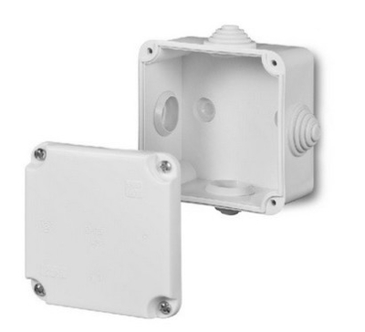 Kuti montimi sipërfaqësore Elektro-Plast, IP55, 88x88x60mm, gri