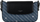 Çantë crossbody David Jones CH21051, xhins, me rrip që shtyhet, blu me të zezë