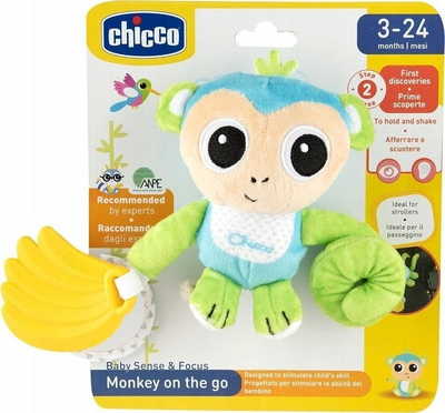 Lodër për karrocë Chicco Game Stroll Little Monkey, për bebe 0+, me shumë ngjyra