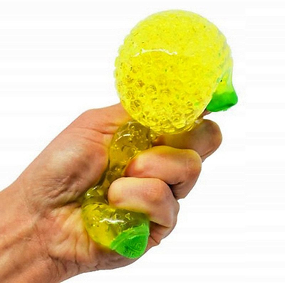 Lodër antistres FOL Toys Squeezable Banana, material i butë, elastike, e verdhë