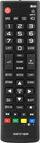 Telekomandë TV HQ LXP5650 për LG, zëvendësuese AKB73715650, e zezë