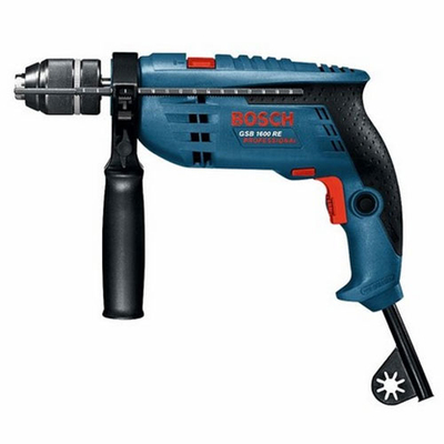 Trapan elektrik Bosch GSB 1600 RE ,701W, i kaltër