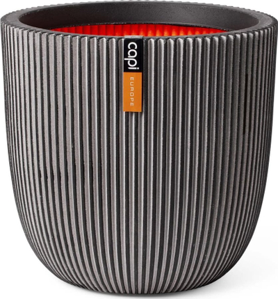 Vazo Capi Europe Planter Ball Groove NL, 35x34 cm, gri antracit