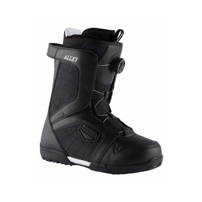 Çizme snowboard për goca Rossignol Alley Boa H4, me sistem Boa, ngjyrë e zezë