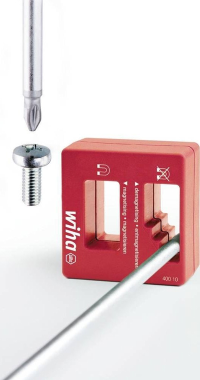 Mjet magnetizues Wiha Magnetyzer SB40010, për kaçavida dhe mjete çeliku, portativ
