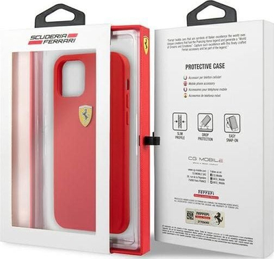 Mbrojtëse telefoni Ferrari FESSIHCP13SRE për iPhone 13 mini 5.4\", silikon, e kuqe