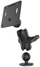 Држач за монитор RAM Mounts Double Ball Mount, VESA плоча 75x75mm, кратка рака, црна