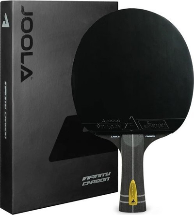 Пингпонг рекета Joola Infinity Carbon, јаглерод, рачка ERGO GRIP, црна