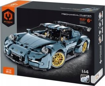 Set për me ndërtu makinë IM.Master STEM Super Auto, shkallë 1:14, 1221 copa, blu