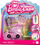 Set lodrash Barbie Mini BarbieLand HYF42, kukull 4 cm, makinë kabrio me ndryshim ngjyre, rozë