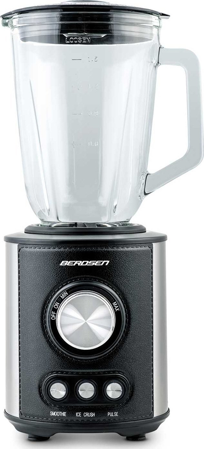 Blender gotë Berdsen BD-751, 800W, enë qelqi 1.5L, i argjendtë