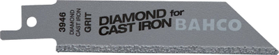 Teh sharre reciproke Bahco 3946, 150mm, me grit diamanti për gize, gri