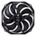 Ftohës CPU Endorfy Fortis 5, 159mm, i zi