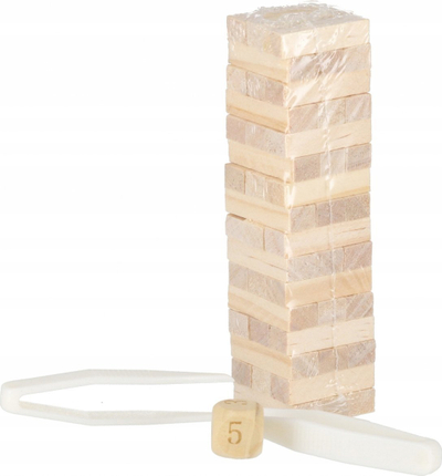 Lojë tavoline Mega Creative Game Tower Mini Action, 13x18x5 cm, shumëngjyrëshe