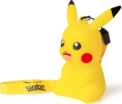 Lampë dekorative Teknofun Pokémon Pikachu, 9 cm, me rrip dore, e verdhë