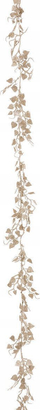 Varëse dekori Atmosphera GDN Plastic Leaves XS, 180cm, plastike, ngjyrë ari