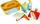 Set lodrash pastrimi MEGA CREATIVE Basket 501286, organizues, shumëngjyrësh