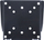 Mbajtëse muri për TV Multibrackets M VESA Wallmount I, VESA 50x50 75x75 100x100, ultra e hollë, e zezë