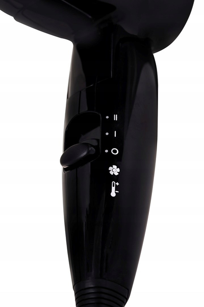Tharëse flokësh Braun Satin Hair 1 HD 130 To Go, kompakte për udhëtim, 1200W, e bardhë