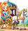 Libër ngjyrosjeje Carriage With Princess, me ngjitëse, me shkëlqim