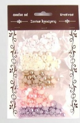 Полу бисери декоративни Galeri Color Mix, 4-10mm, околу 500 парчиња, многубојни