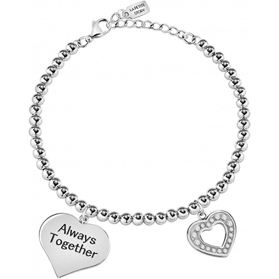 Byzylyk për femra La Petite Story Love LPS05ASD12, 20 cm, i argjendtë